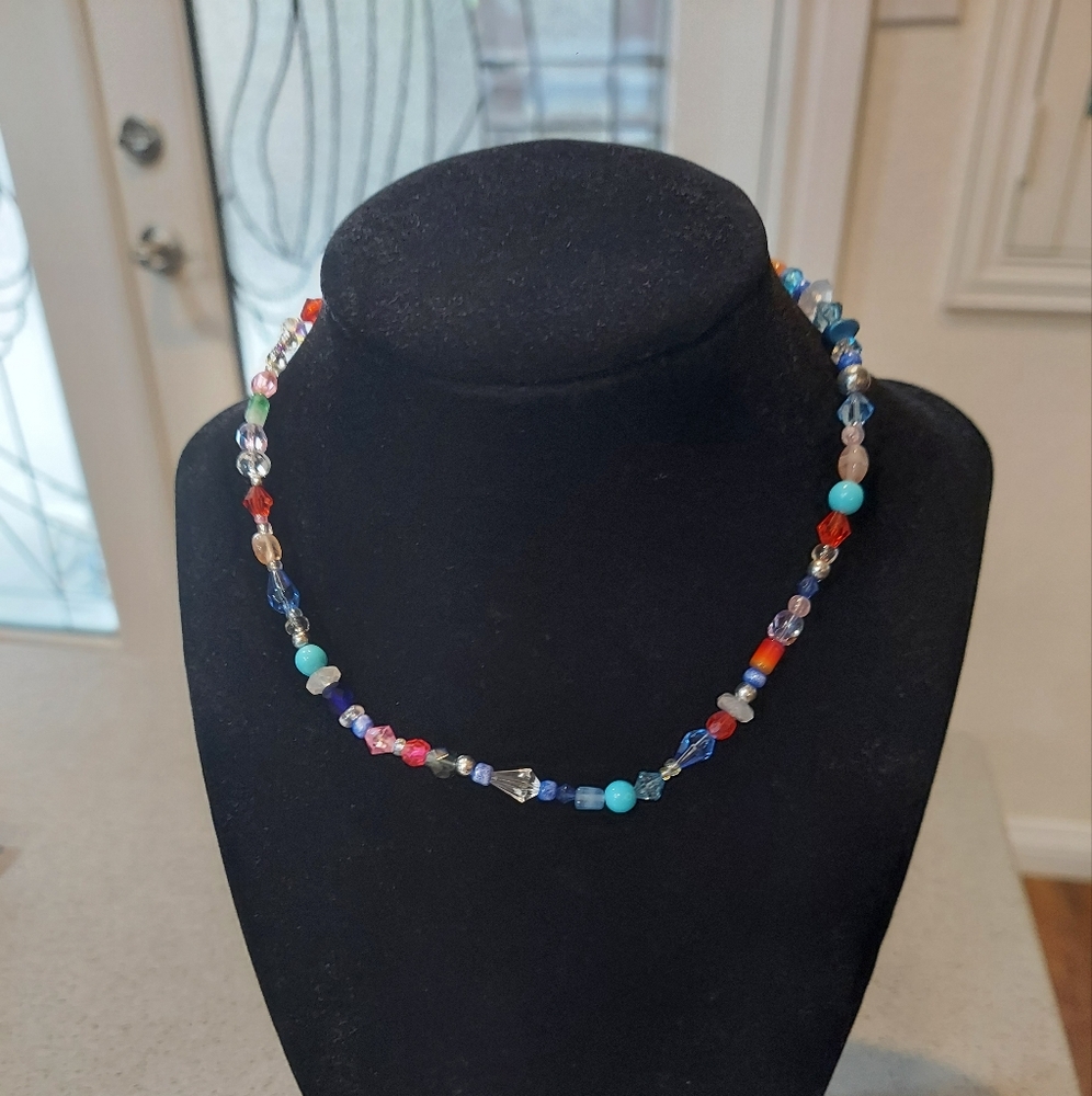Assorted beads handmade Necklace